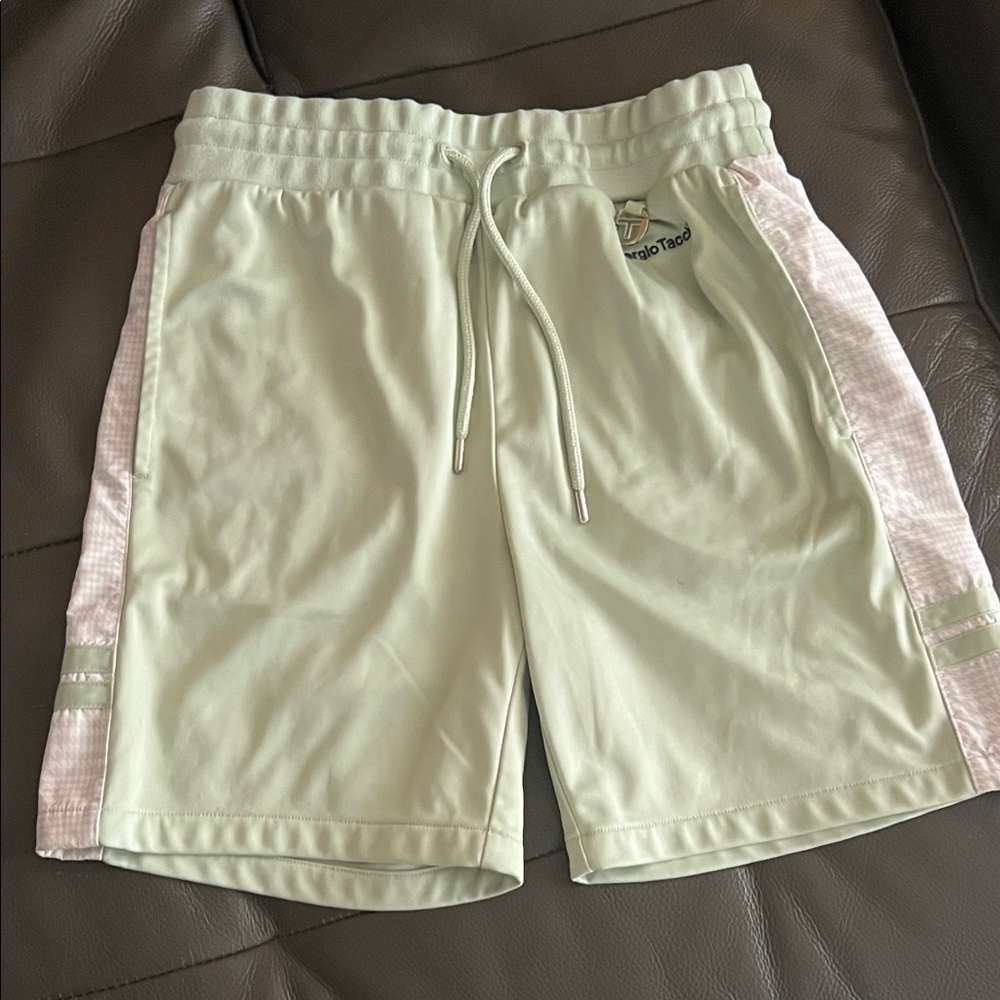 Sergio Tacchini Mint Green Athletic Shorts